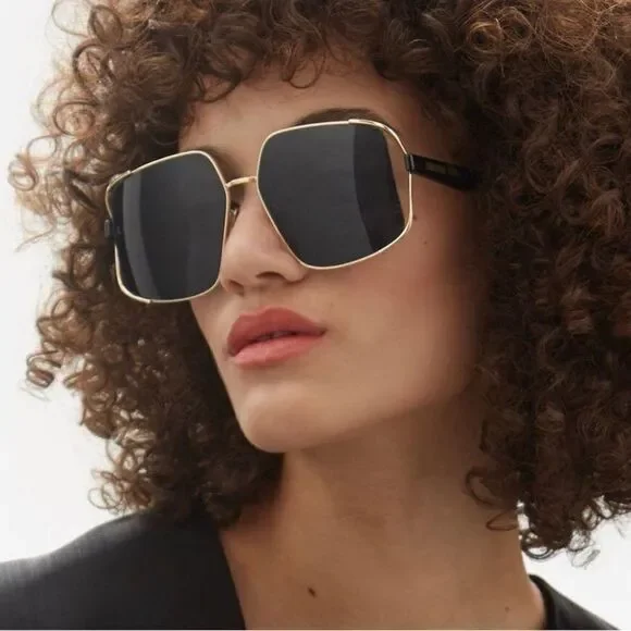 NEW Dior Sunglasses Archidior S1U Shiny Gold Blue Women - Picture 5 of 13